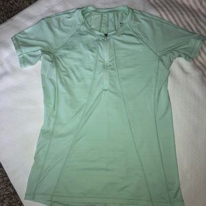 Athleta Short Sleeve Quarter Zip
